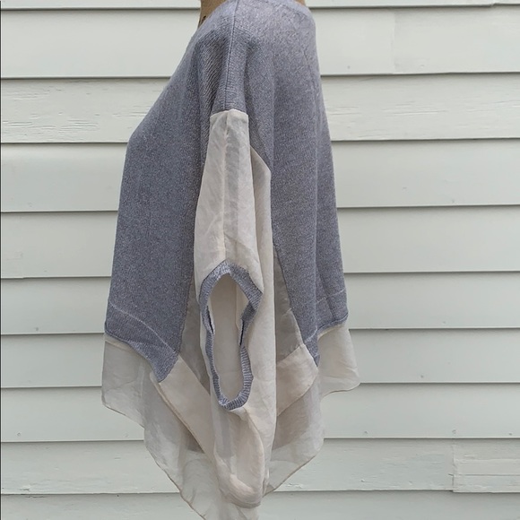 Mixed material sweater top m/l - Picture 2 of 3